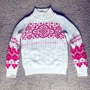 Gap Fair Isle Mock-neck Sweater Size XS
